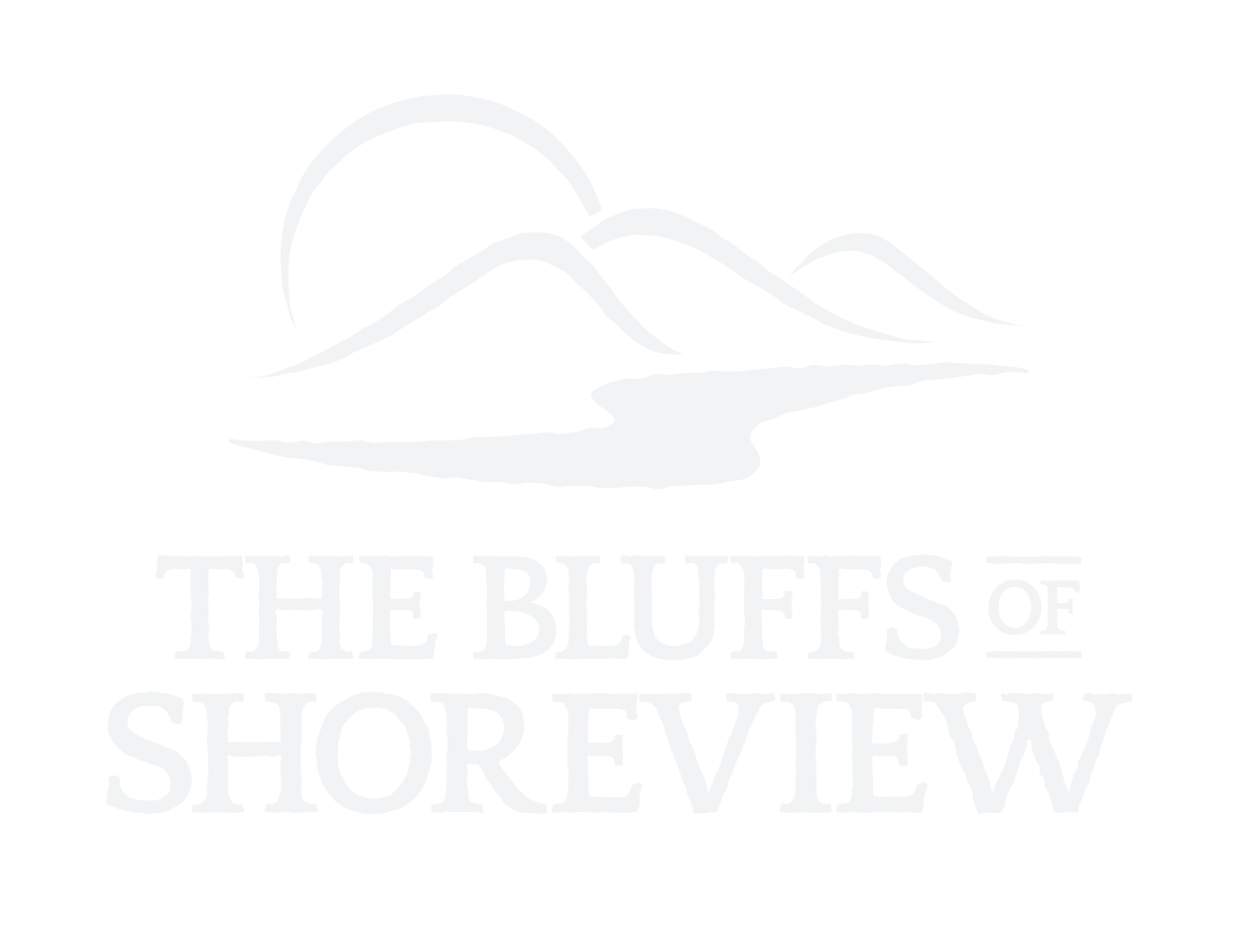 The Bluffs logo